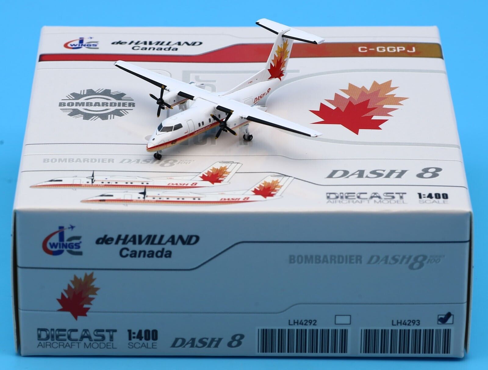 JC Wings 1:400 Havilland Canada Dash 8-Q100 Diecast Aircraft JC Wings 1:400 Havilland Canada Dash 8-Q100 Diecast Aircraft