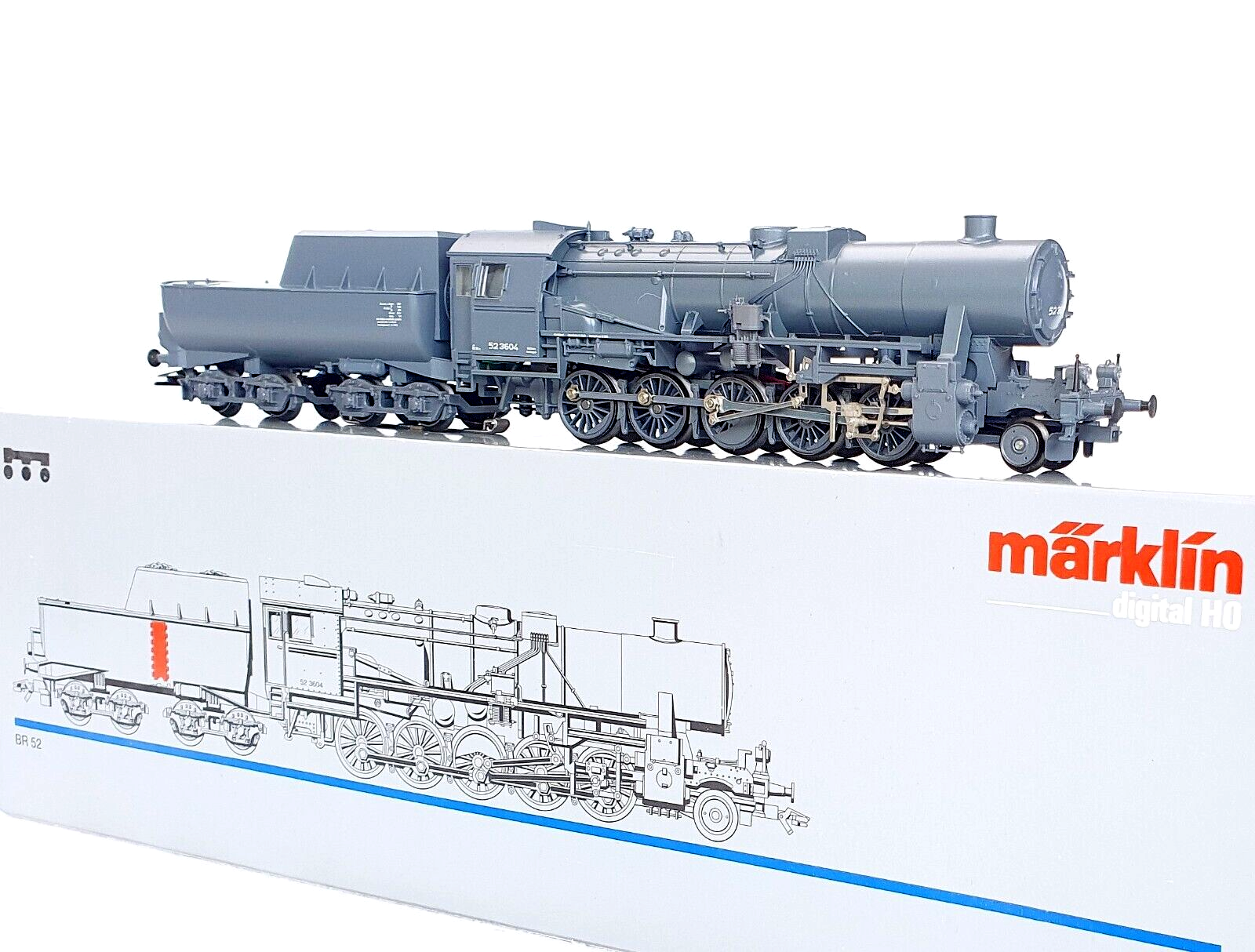 Marklin DIGITAL AC HO Deutsche Reichsbahn DR BR-52 WWII WAR