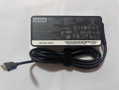 OEM Lenovo 65W USB-C Type-C Laptop Charger Power Supply Adapter ADLX65YLC3A