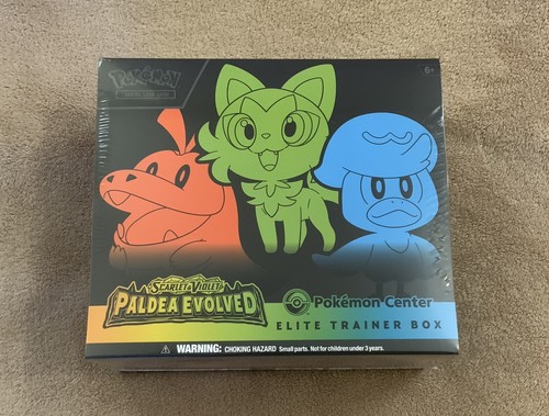Paldea Evolved Pokemon Center Scarlet & Violet Elite Trainer Paldea Evolved Pokemon Center Scarlet & Violet Elite Trainer