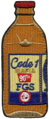 USAF  90th FIGHTER GENERATION SQUADRON   CODE 1 MAFIA PATCH