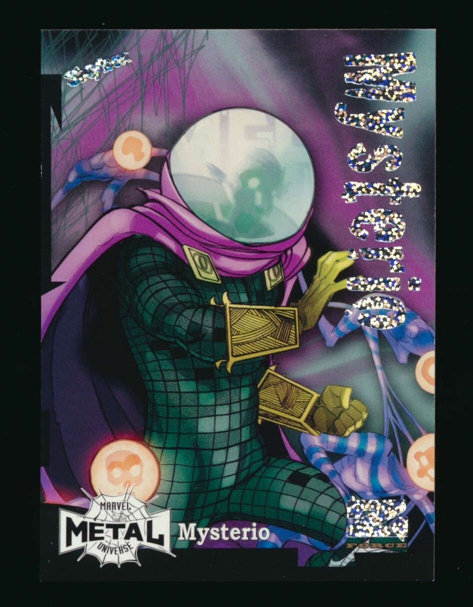 スケッチカード　マーベル　ミステリオ 2021 Marvel Metal Universe Spider-Man Z-Force Rave Z-50