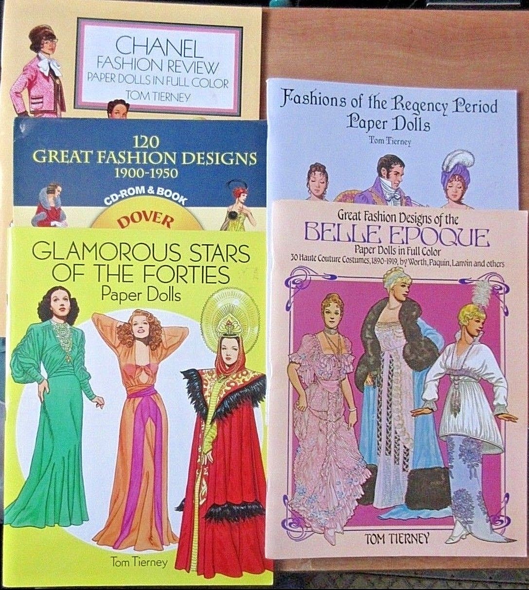 Paper Doll　three books　Tom Tierney Lot of 3 Tom Tierney Paper Doll Books | eBay