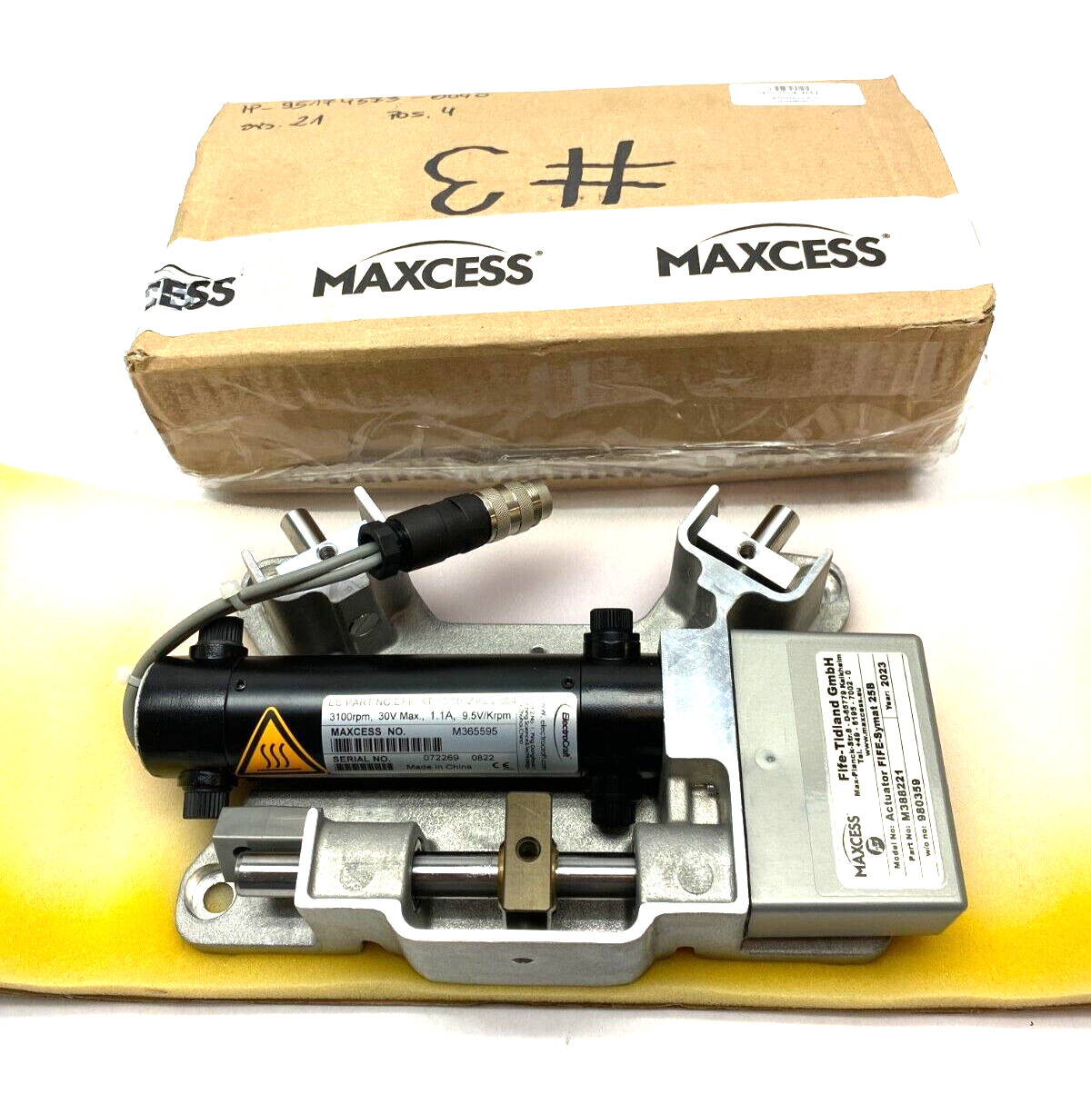 Fife-Tidland Maxcess M388221 Actuator Drive Unit FIFE-Symat Fife-Tidland Maxcess M388221 Actuator Drive Unit FIFE-Symat
