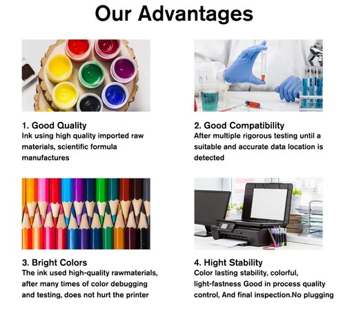 Premium Ink Refill Kit for Epson Printer Cartridge 212 273 232XL 288 822XL 812XL