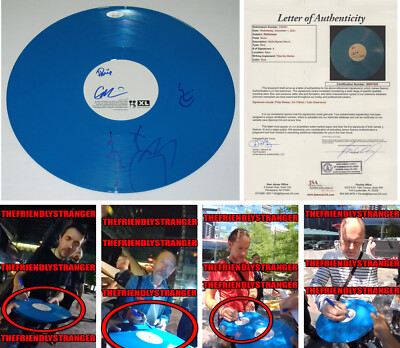Rare THOM YORKE +3 signed RADIOHEAD 