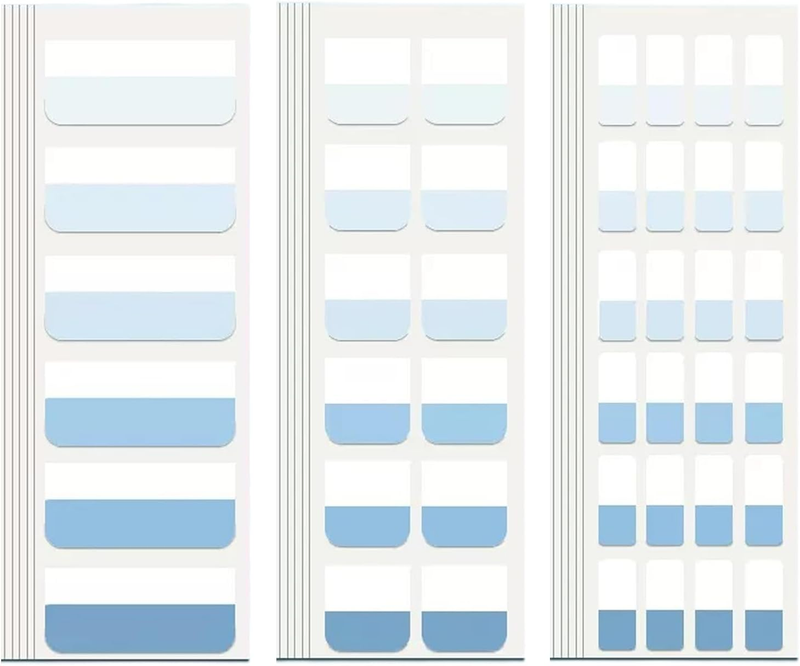 Gradient Sticky Notes Tabs, Transparent Sticky Tabs, Index Tabs, Sticky Notes Wr