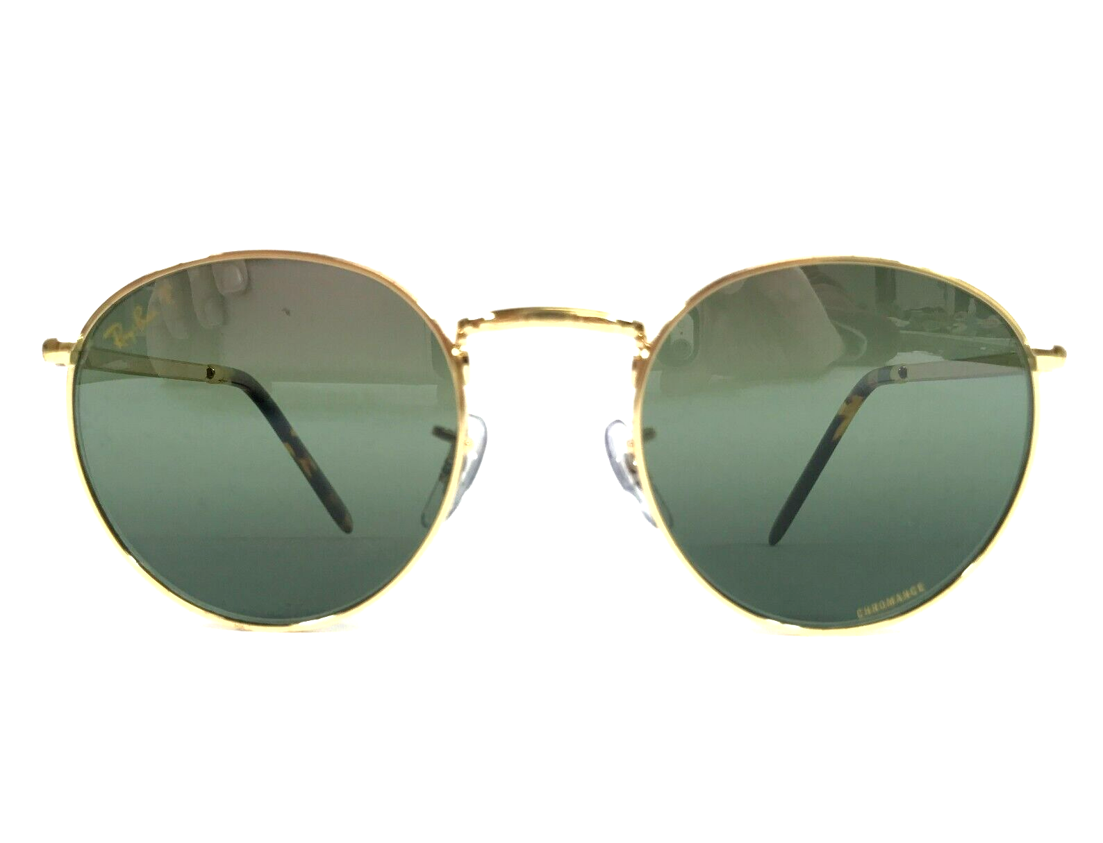 R♡様ライトブルー36 Ray-Ban Sunglasses RB3637 NEW ROUND 9196/G4 Legend Gold w