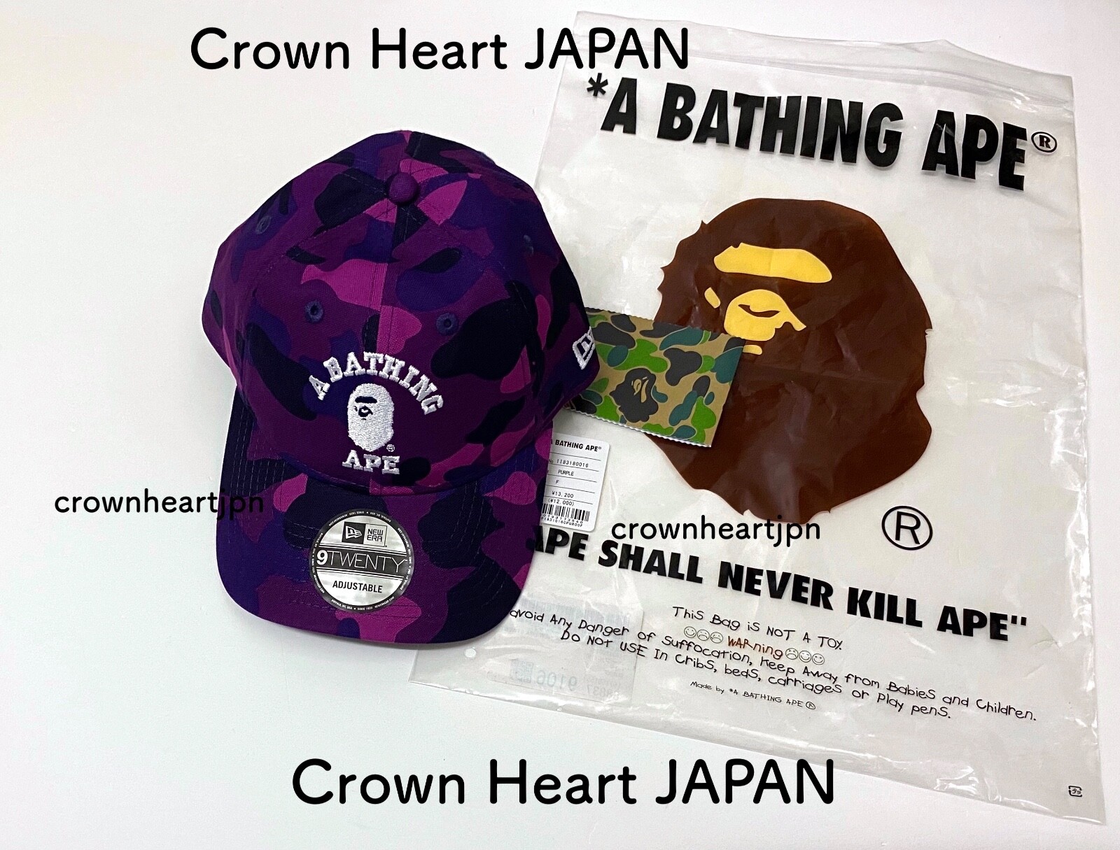 A BATHING APE Men's COLOR CAMO COLLEGE NEW ERA 9TWENTY CAP A BATHING APE Men's COLOR CAMO COLLEGE NEW ERA 9TWENTY CAP