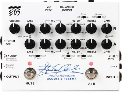 EBS Stanley Clarke Signature Acoustic Preamp