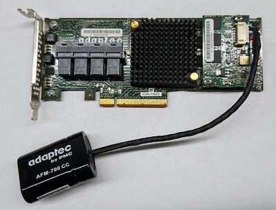 Adaptec | ASR-71605 |  1Gb SAS/SATA PCle RAID Controller Card W/ AFM-700 Battery