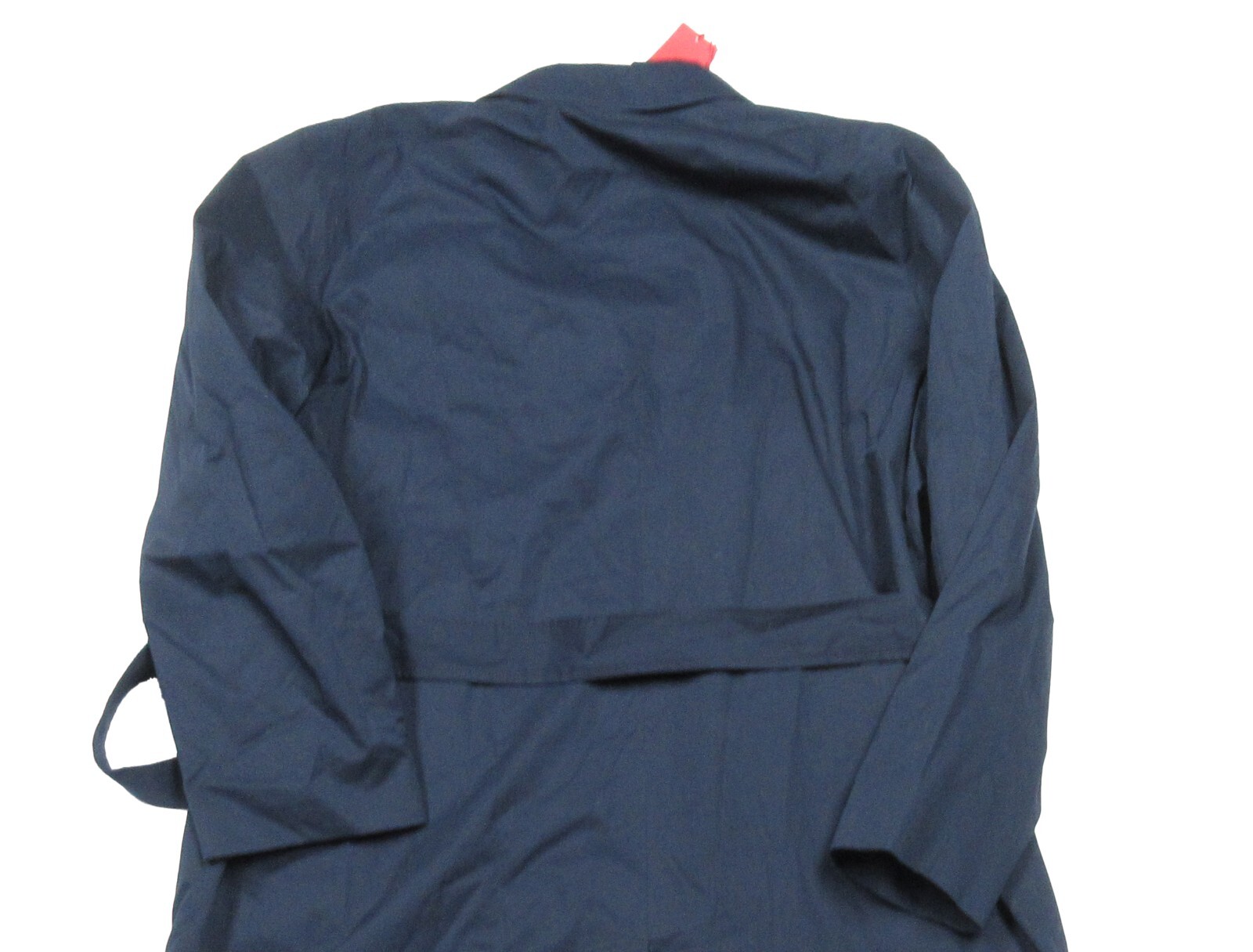 Pre-owned Hugo Boss Red Label Men's Navy Marco 1941 Belted Trench Coat $445 In Blue