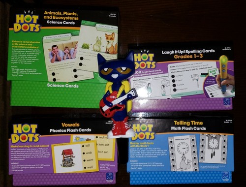 Hot Dots Educational Learning Books Lot Excellent condition
