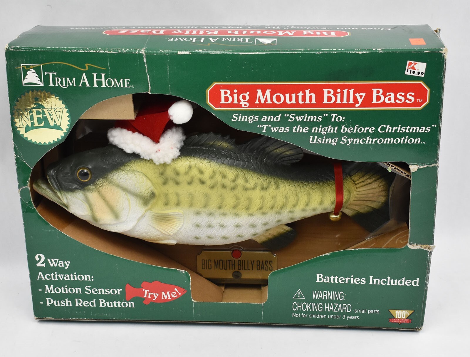 動作確認済み 箱無し BIG MOUTH BILLY BASS New In Box Big Mouth Billy Bass The Singing Sensation Wall