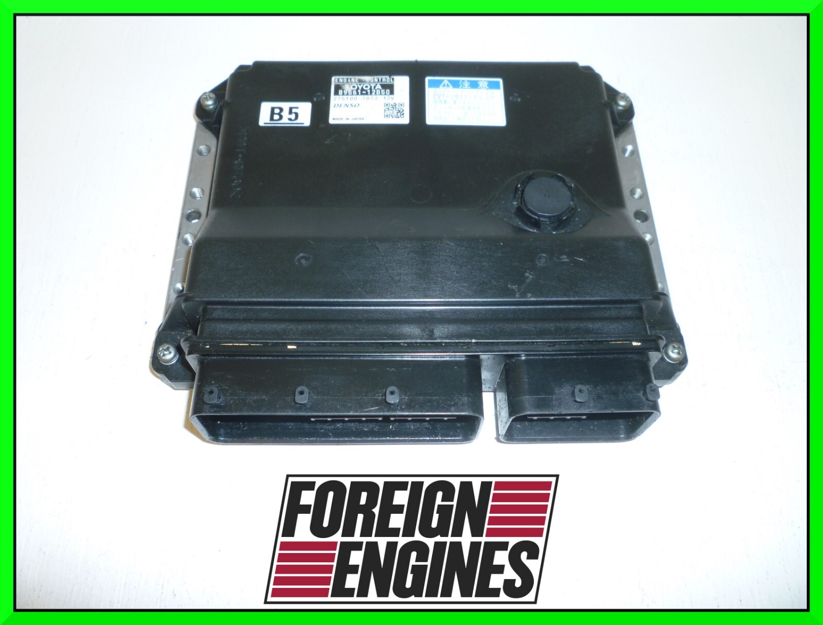 JDM TOYOTA ZRE152H AURIS 2ZR-FE 1.8L A/T ECU ECM 89661-12B50