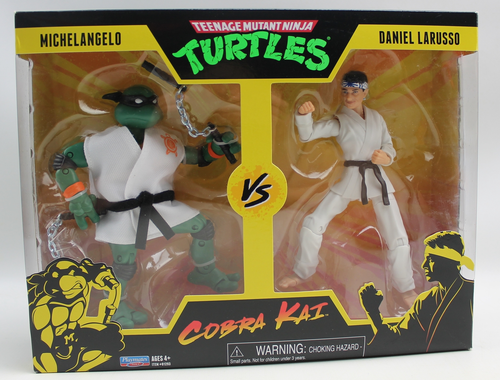 Teenage Mutant Ninja Turtles Michelangelo Daniel LaRusso Cobra Kai Action  Figure