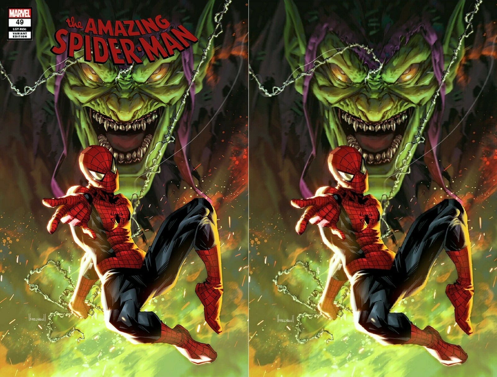 AMAZING SPIDERMAN 25 vol 5 1:50 GREG SMALLWOOD VARIANT NM | eBay