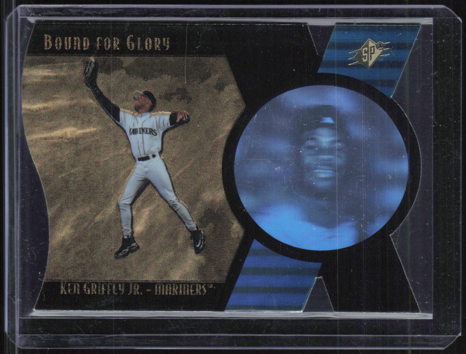 1997 Upper Deck SPx Bound For Glory #19 Ken Griffey Jr 1214/1500
