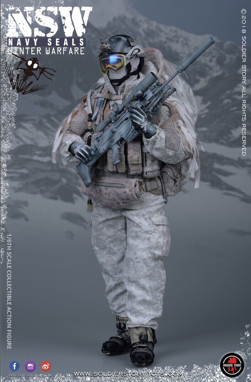 SOLDIER STORY SS109 NSW NAVY SEALS WINTER WARFARE “MARKSMAN” 1/6
