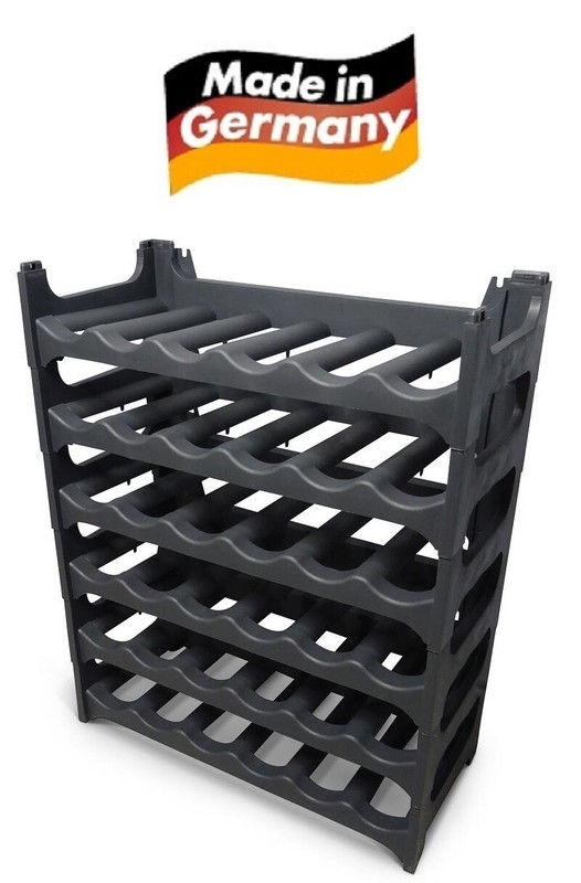 Flaschenregal Weinregal Stapelbar FÃ¼R 36 Wein Weinschrank FlaschenstÃ¤Nder Alpfa