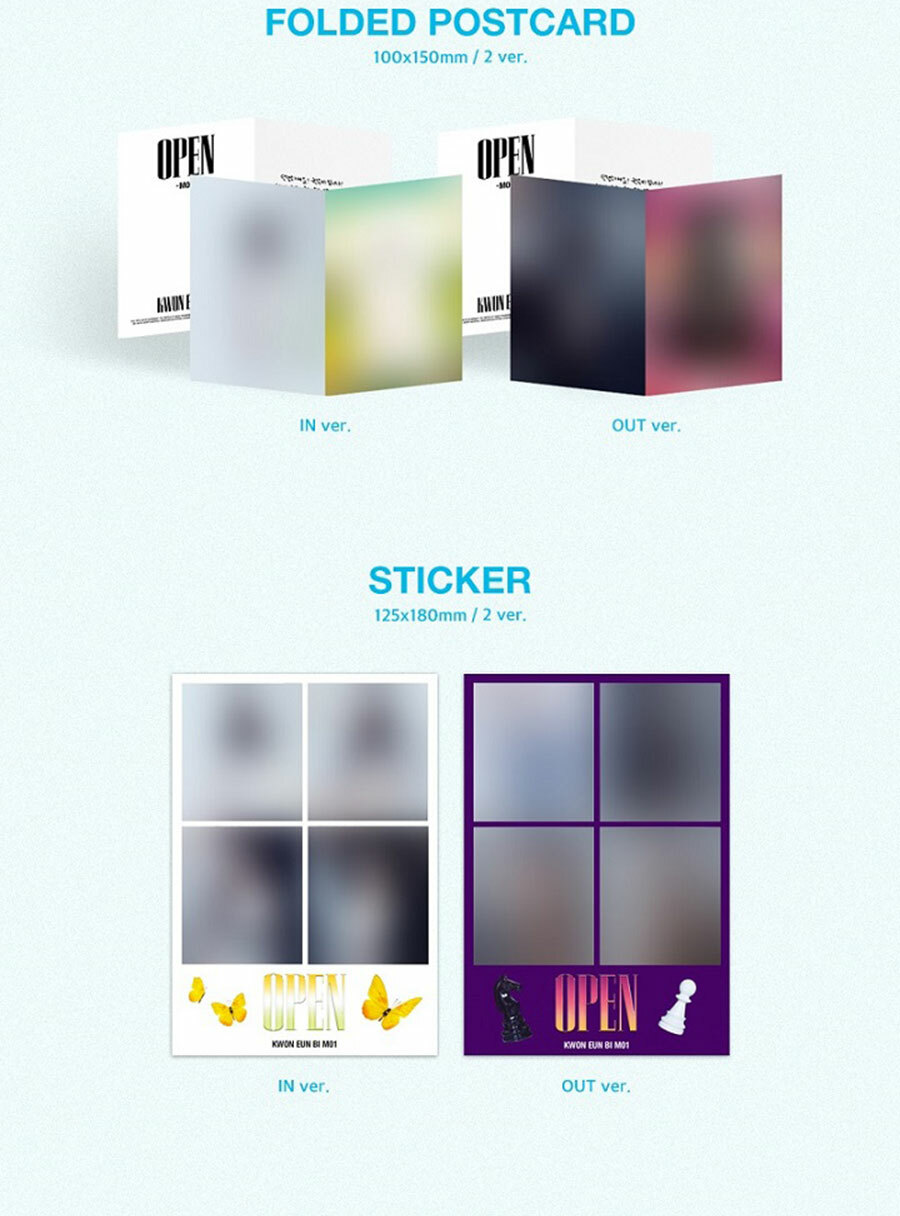 IZ*ONE KWON EUNBI OPEN 1st Mini Album CD+Photo Book+2 Card+