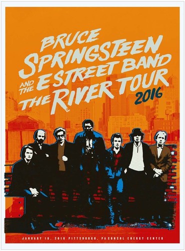 VINTAGE 1987 BRUCE SPRINGSTEEN PROMO 12x36 RECORD STORE