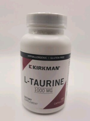 Kirkman Labs L-Taurine 325 mg 250 Capsules Casein-Free, Egg-Free, Fish Free