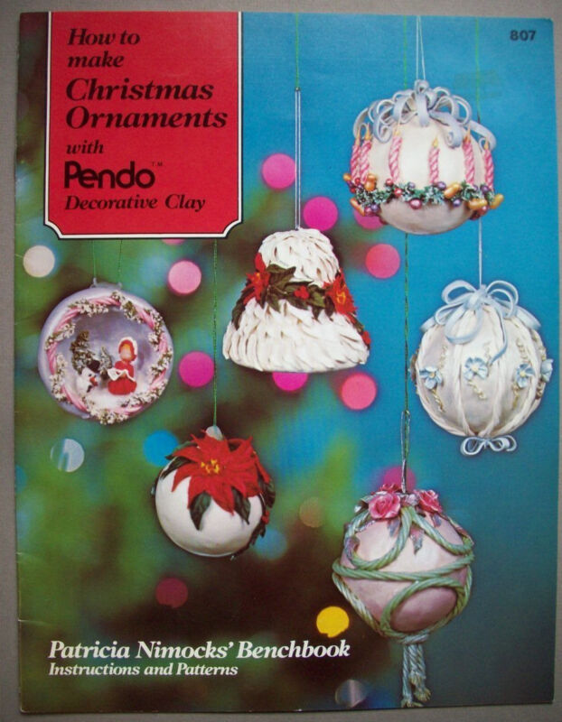 Make Christmas ornaments from clay instructions and patterns