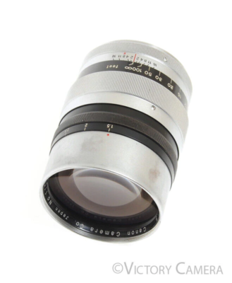 キヤノン Canon Lens 85mm F1.9 LTM ライカ L39 Canon 85mm f1.9 (L) – FLASHBACK CAMERA