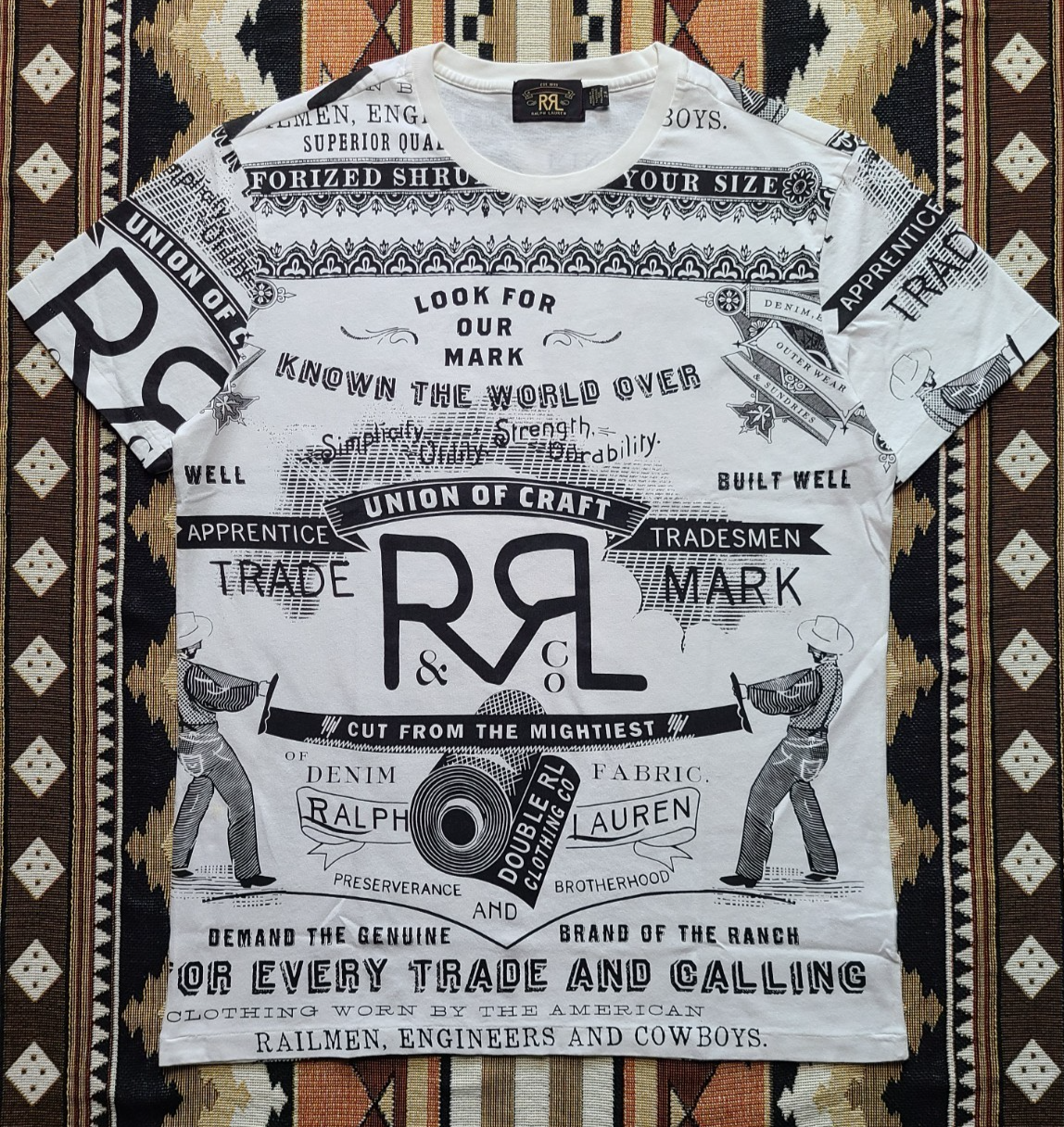 RRL ダブルアールエルCAMPBLANKET Limited edition RARE Double RL RRL Ralph Lauren LIMITED EDITION Union of