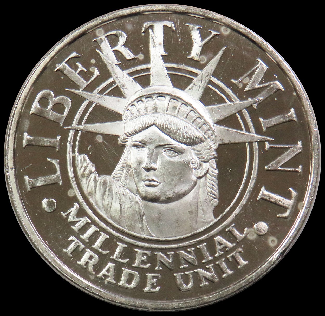 LIBERTY MINT MILLENNIAL TRADE UNIT 1 OZ 999 FINE SILVER