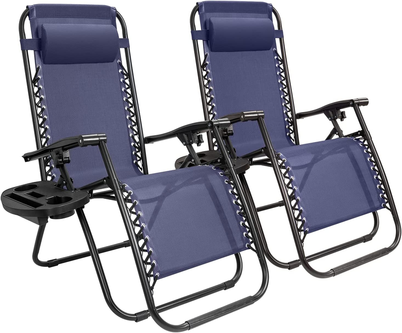 S Outdoor Lawn Folding Lounger Reclining Patio Chairs