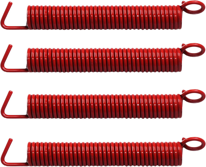 4 Pack Red Noiseless Tremolo Springs for Fender Strat Electric...