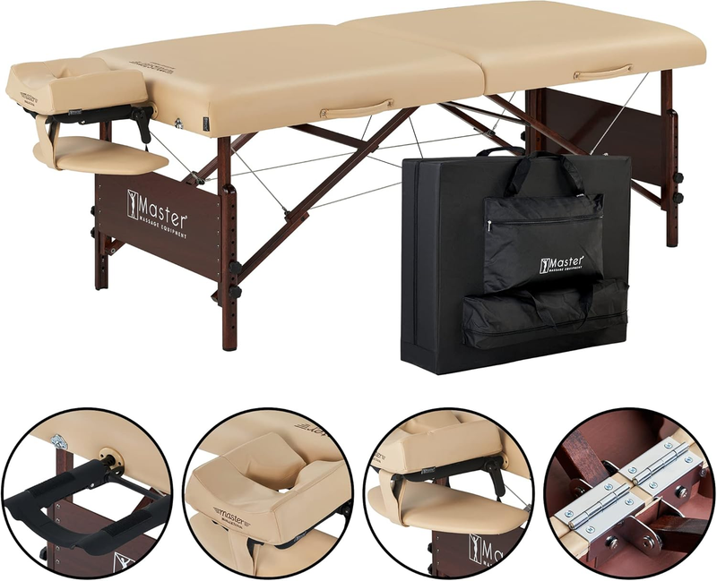 Master Massage 30" Del Ray Pro Portable Massage Table (30" Width x 84" Length) w