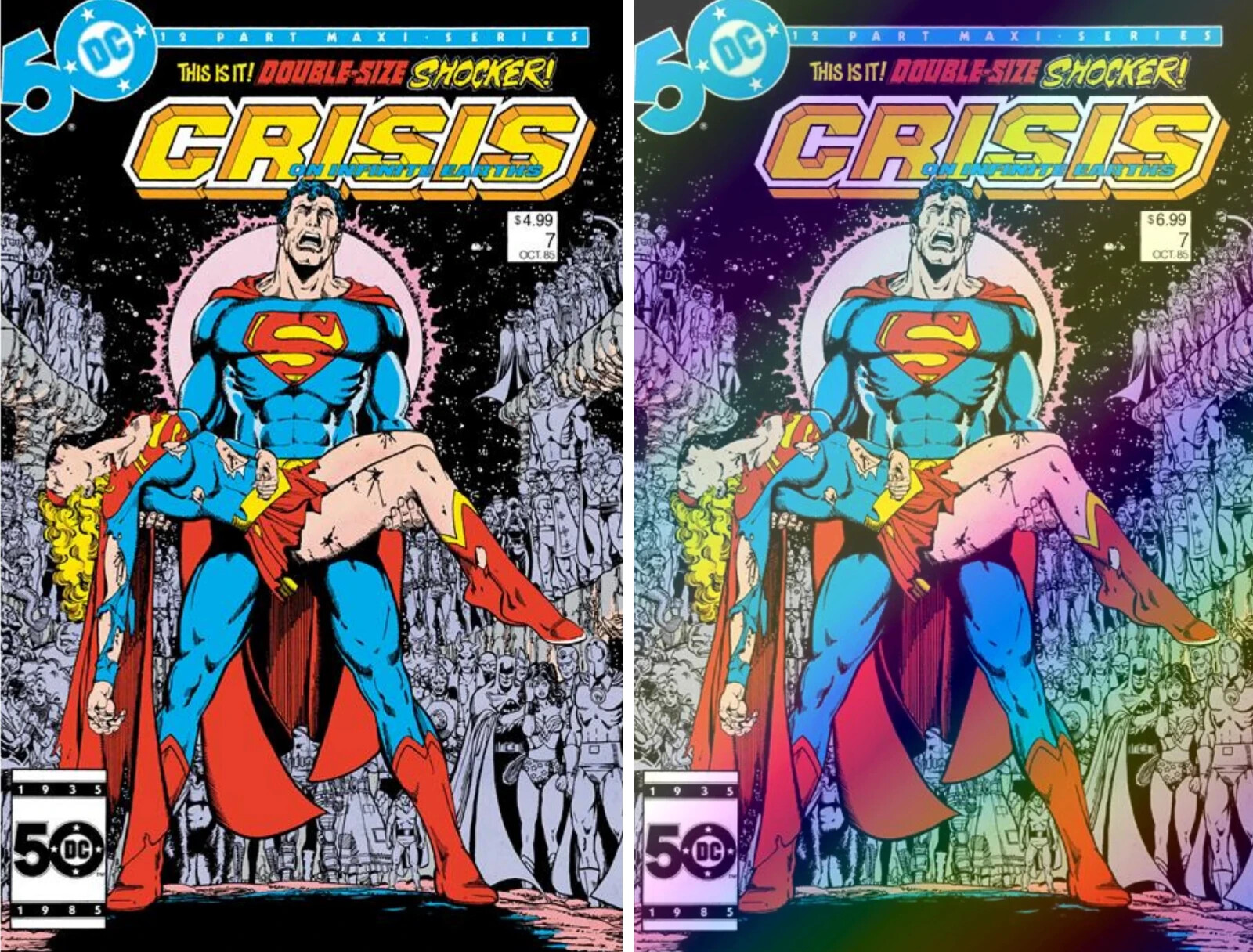 アメコミリーフ　Crisis Infinite Earths #7 CGC9.6 CRISIS on INFINITE EARTHS 7, VF/NM (9.0) DEATH of SUPERGIRL