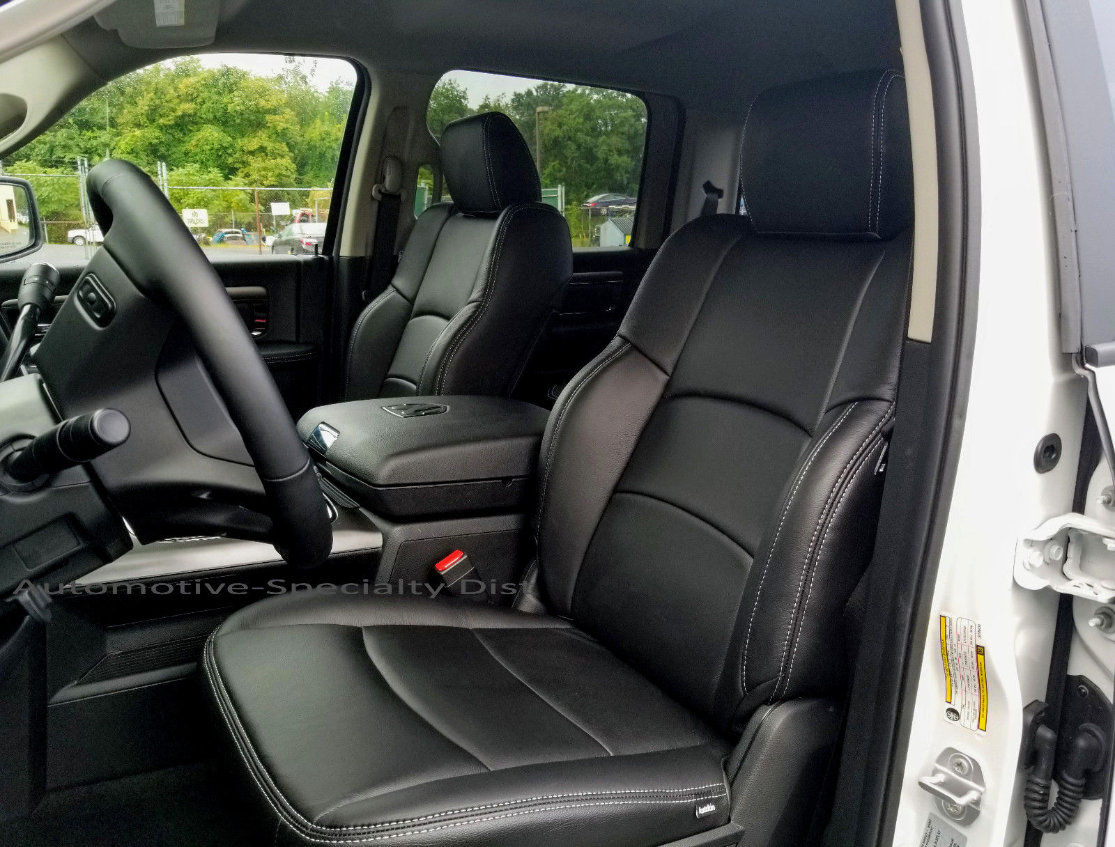 Details About Katzkin Black Leather Int Seat Covers Fit 2012 2017 Dodge Ram Crew Cab 1500 2500