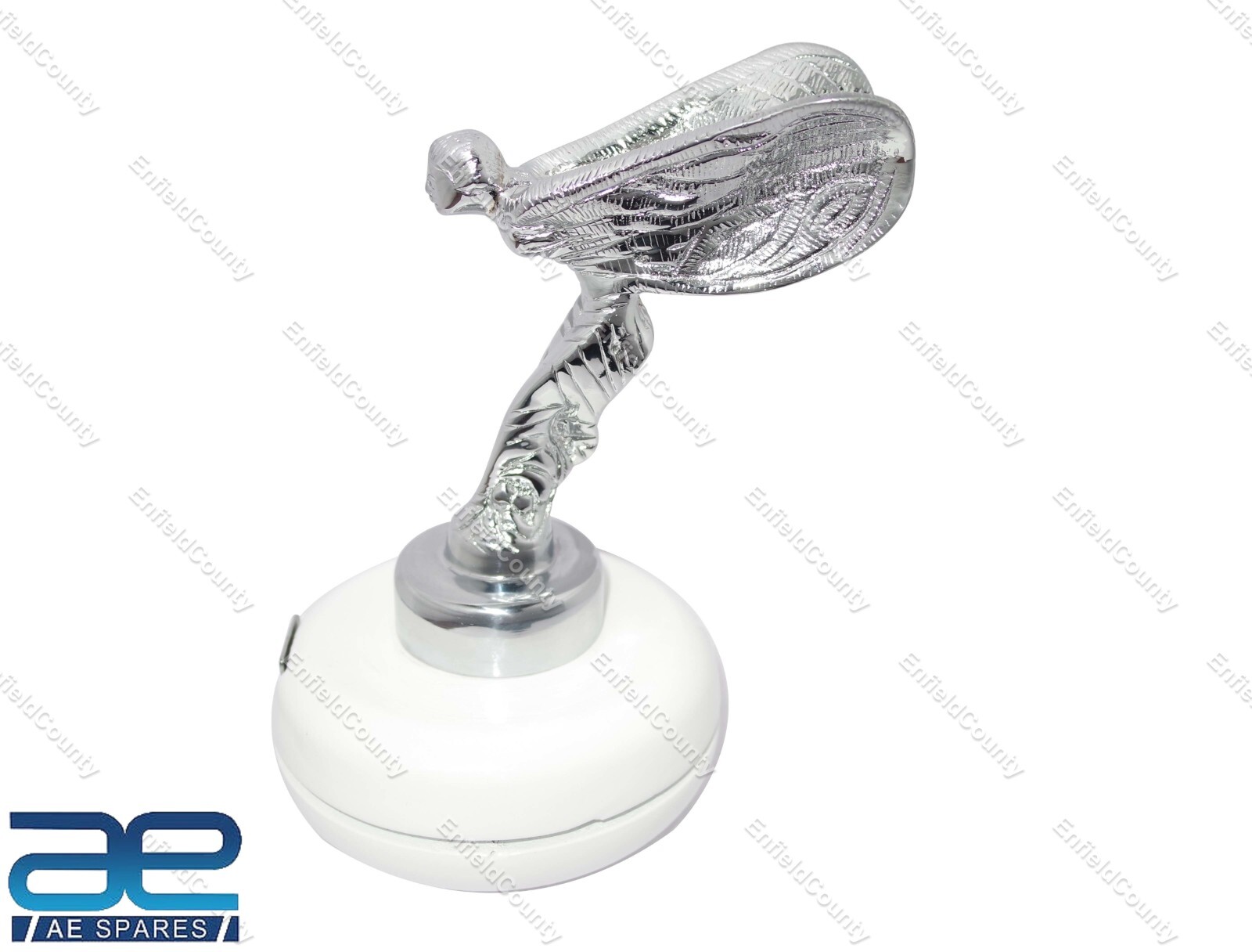 For Rolls Royce Mascot Spirit of Ecstasy Charles Sykes Silver Spirit Lady RR 
