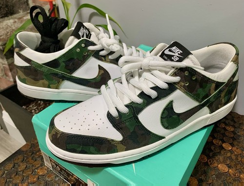 ⚫︎Nike SB Zoom Dunk Low Pro Camouflage Zoom Dunk Low Pro SB 'Camo' - Nike - 854866 209 - medium