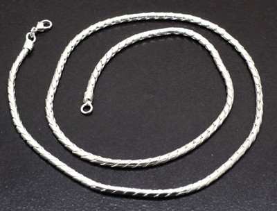 925 Sterling Silver Beautiful Handmade Jewelry Unique Chain Necklace Size-20-22''