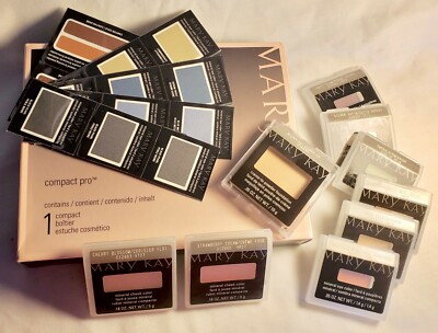 MARY KAY PRO PALETTE COMPACT~CREME to POWDER, BLUSH & EYE COLOR BUNDLE~SHPS FAST