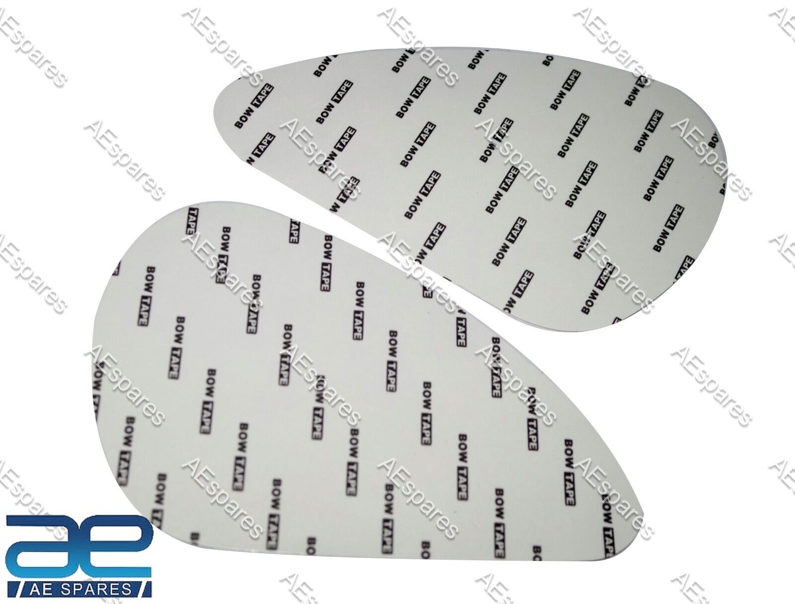 For Royal Enfield Meteor New Classic Reborn 350 Tank Knee Pad Brown & White 