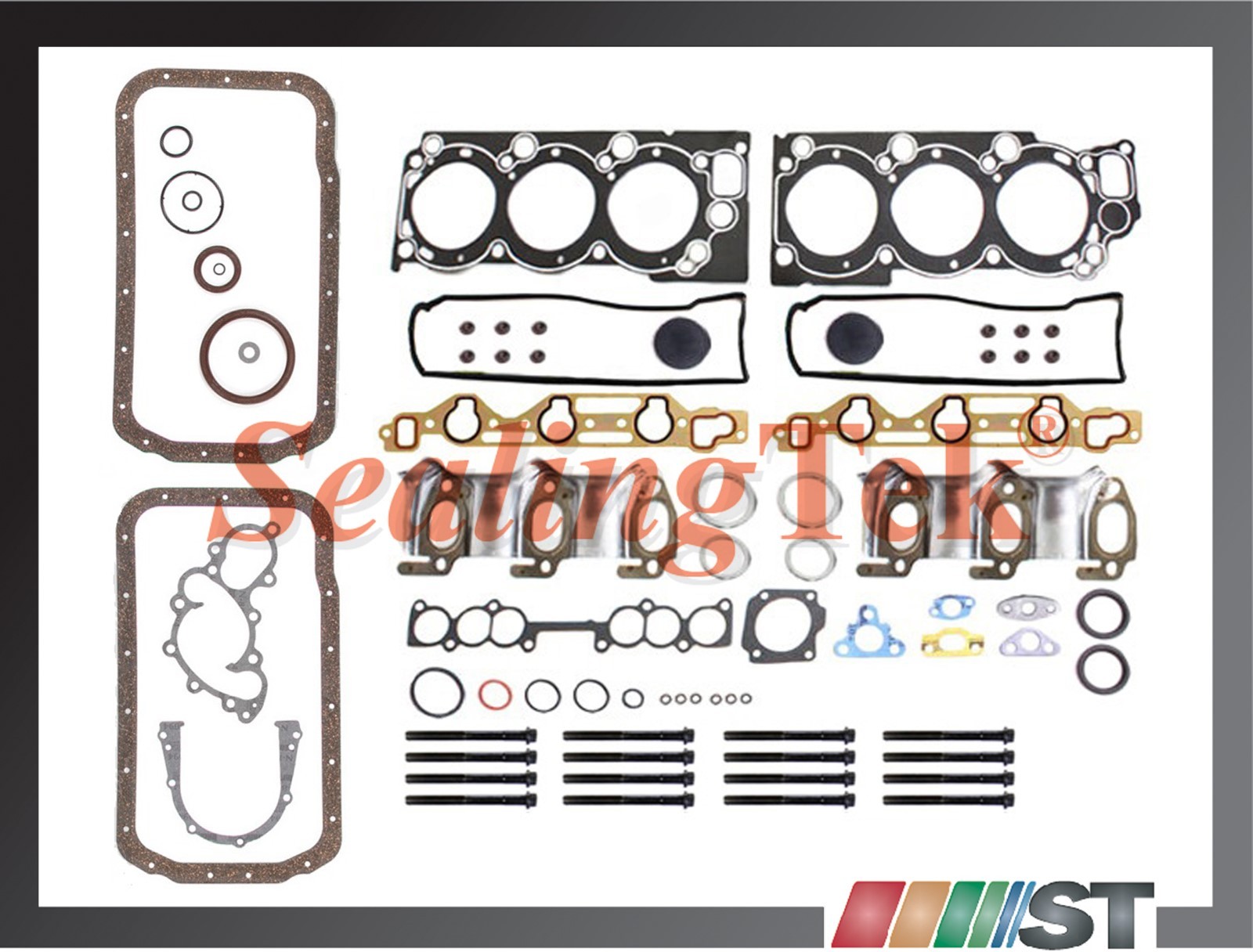 ★kitz Fit 88-95 Toyota V6 3.0L 3VZE Engine Full Gasket Set w