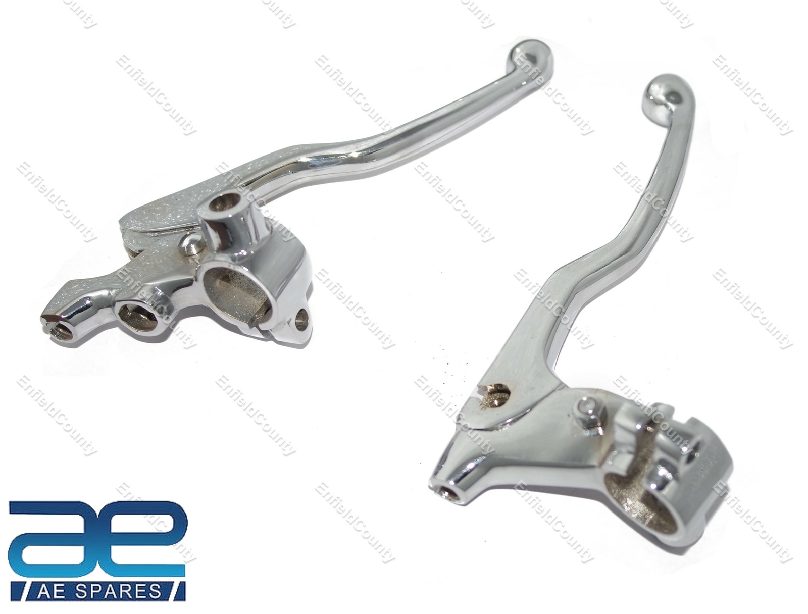 Fits For Royal Enfield Early Model Chrome plated Clutch And Brake Lever Assembly