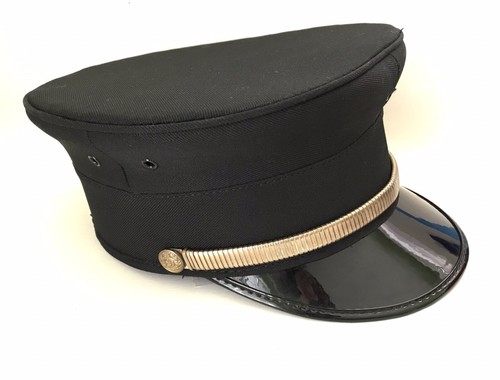 EUC Midway Cap Co FD Bell Crown Cap 7 1/8 Fire Dept Uniform