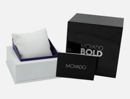 Pre-owned Movado Bold Fusion Bronze Ion-plated And Black Silicone Strap Watch 42mm 3600851