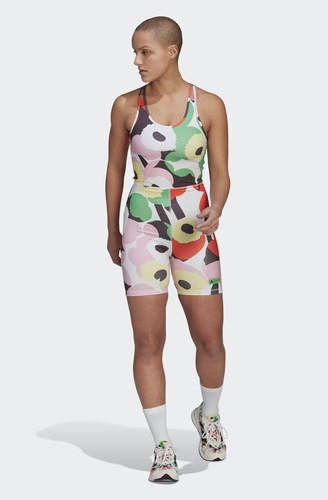 New Adidas x “Marimekko” Training Bodysuit Blaze Orange