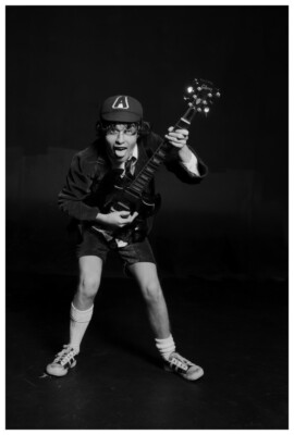 Angus Young ACDC Poster 24x36 Inch Live Concert Photo Rare Wall Art Print - AY04