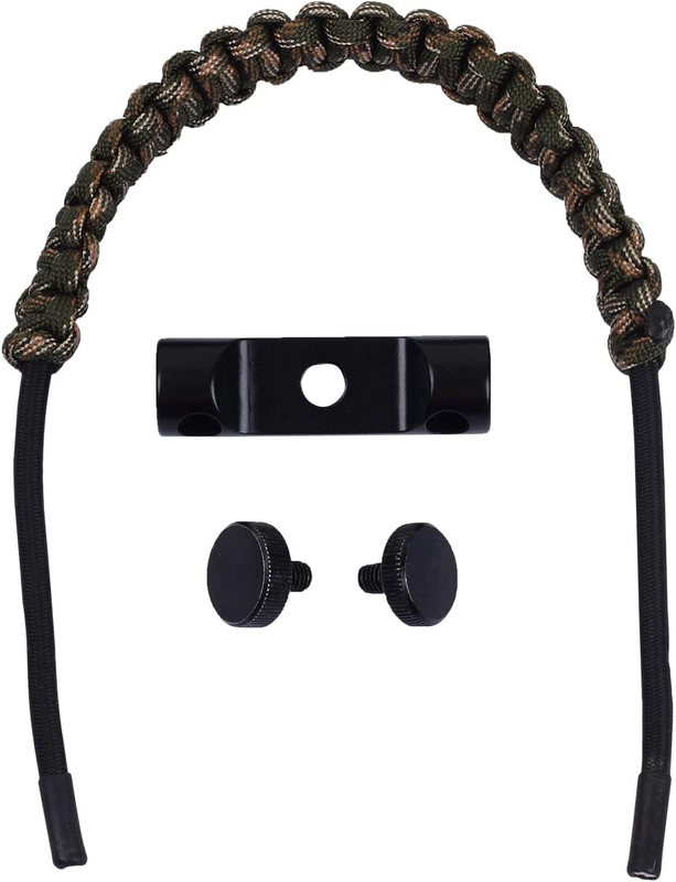 Archery Bow Wrist Sling Adjustable Hunting Wrist Strap Braided for Compound Bow 