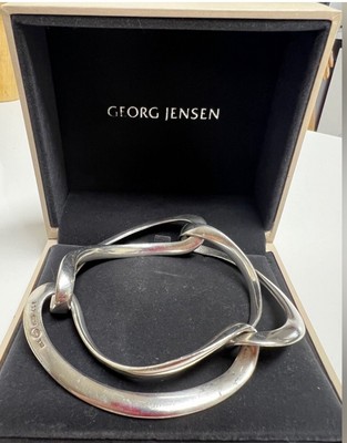 Georg Jensen Sterling Silver INFINITY Bracelet #452 by Regitze Overgaard