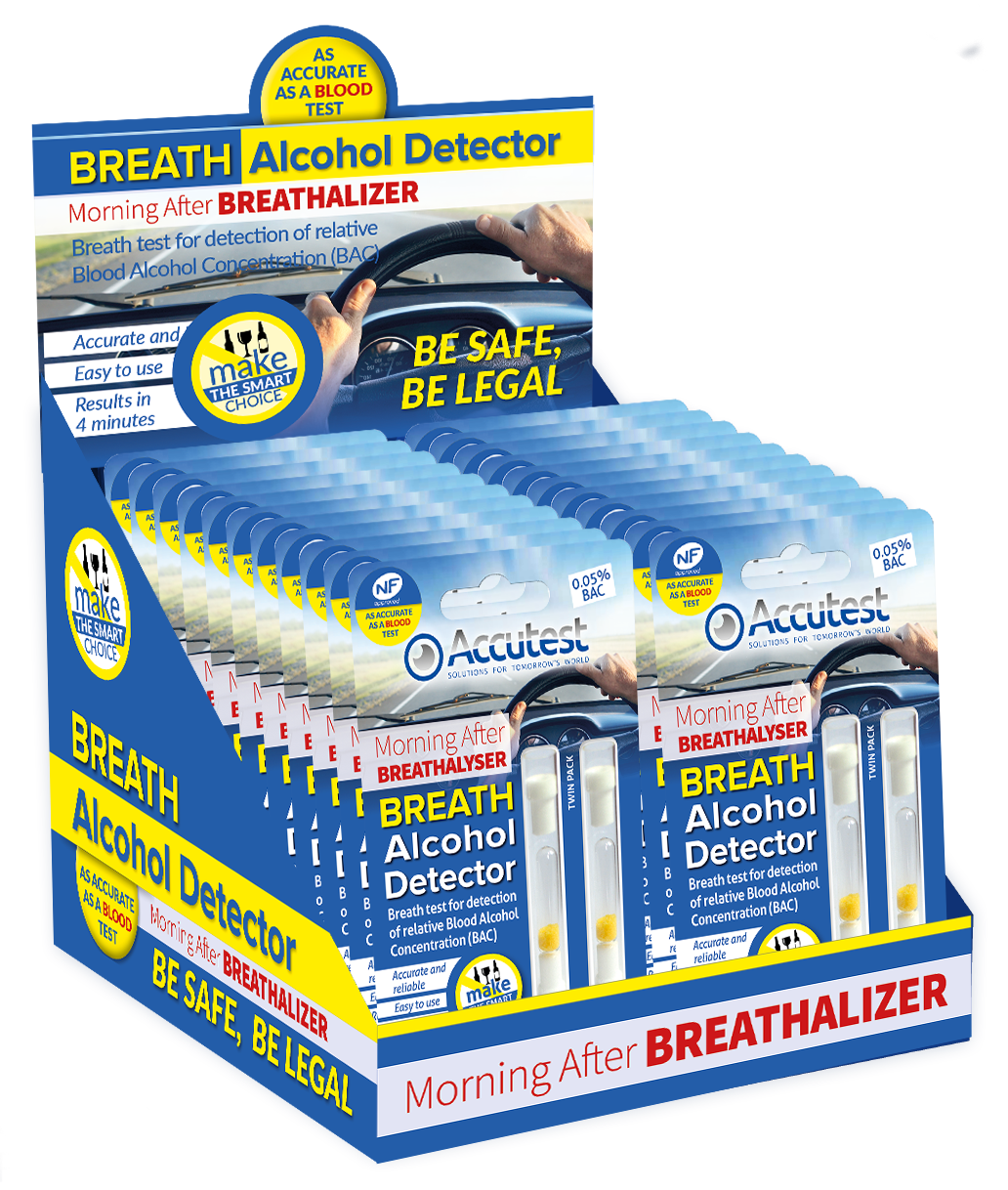 Alcohol NF Breathalysers For France Disposable Breath Tester Kit